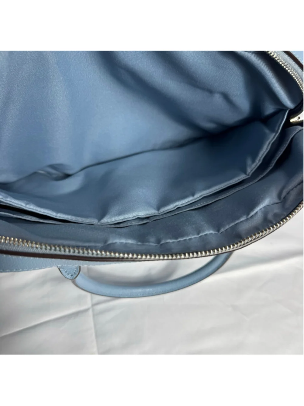 Women's Coach Laptop Bag One Size Blue Silver
